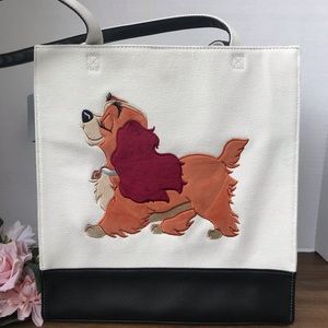 Disney Lady And The Tramp Purse Tote Bag